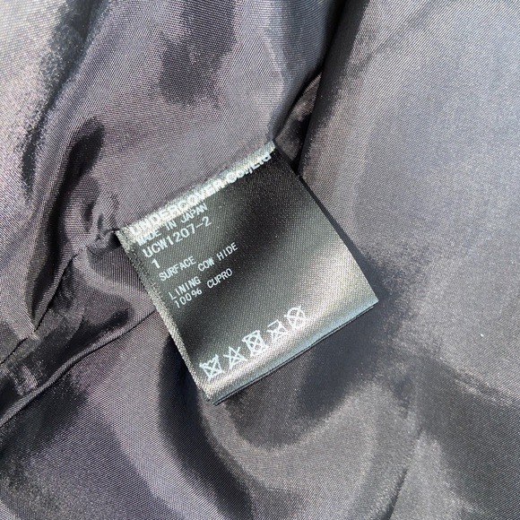 undercover ss19 leather biker jacket s UNI - Picture 9 of 12